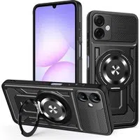 Custodia per Samsung Galaxy A07 4G A075, Techsuit, RuggedCam, Nera — 3
