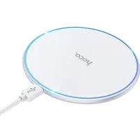 Caricabatterie Wireless Retea HOCO CW6 Pro, 15W, 1.67A, Bianco — 3