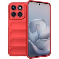 Custodia per Motorola Edge 70 Fusion, Techsuit, Magic Shield, Rossa — 3