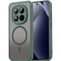 Custodia MagSafe per Xiaomi Redmi Note 15 Pro 5G, Techsuit, HaloFrost II, Verde — 3