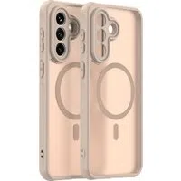 Custodia MagSafe per Samsung Galaxy A37 5G, Techsuit, HaloFrost II, Dorata — 3