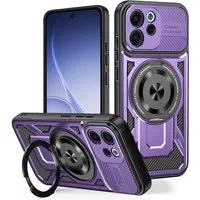 Custodia per Oppo Reno15 FS / Reno15 F, Techsuit, RuggedCam, Viola — 3