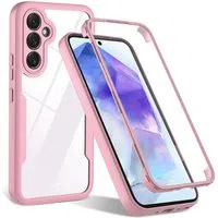 Custodia per Samsung Galaxy A54 A546, Techsuit, ColorVerse 360, Rosa — 3