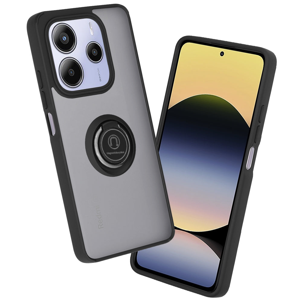 Custodia per Xiaomi Redmi Note 14 5G, Techsuit, Glinth, Nera