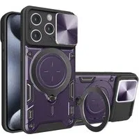 Custodia per Apple iPhone 15 Pro, Techsuit, CamGuard Pro, Viola — 3
