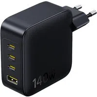 Caricabatterie Rete Baseus EnerFill FH11, 140W, 5A, 1 x USB-A - 3 x USB-C, Nero E0121J00 — 3