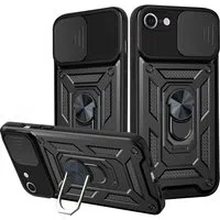 Custodia per Apple iPhone 6 / 6s, Techsuit, CamShield, Nera — 3