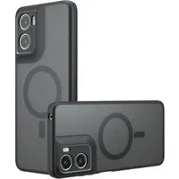 Custodia MagSafe per Motorola Moto G06, Techsuit, PureFrost, Nera Satinata — 3