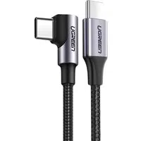 Cavo Dati e Ricarica USB-C - USB-C UGREEN US255 Angled, 60W, 1m, Grigio — 3