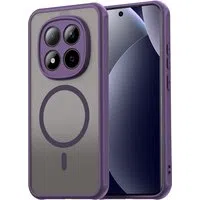Custodia MagSafe per Xiaomi Redmi Note 15 Pro 5G, Techsuit, HaloFrost II, Viola — 3