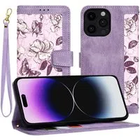 Custodia per Apple iPhone 14 Pro Max, Techsuit, FlipCraft, Viola — 3
