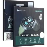Pellicola protettiva Bestsuit per Xiaomi Smart Band 7, vetro flessibile, nero — 3