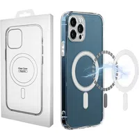 Custodia MagSafe per Apple iPhone 16 Pro Max, OEM, Clear with Camera Protection, Trasparente