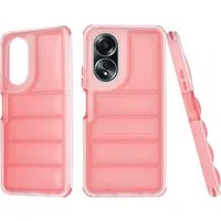 Custodia per Oppo A58 4G, Techsuit, Wave Shield, Rossa — 3