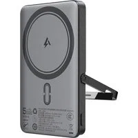 Batteria Esterna Wireless Acefast M16, 5000mAh, 18W, PD + FQI, 1 x QI - 1 x USB-C, Nera — 3