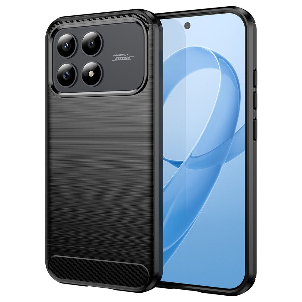 Techsuit Custodia per Xiaomi Poco F8 Pro, Techsuit, Carbonio, Nera