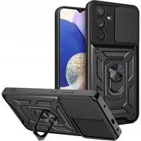 Custodia per Samsung Galaxy A14 A145 / A14 5G A146, Techsuit, CamShield, Nera — 3