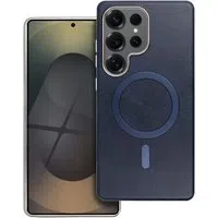 Custodia MagSafe per Samsung Galaxy A56 A566, OEM, Gentleman Mag, Blu Navy — 3