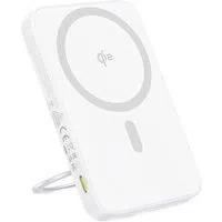 Batteria Esterna Wireless Baseus PicoGo, 5000mAh, 20W, PD + FQI, 1 x QI - 1 x USB-C, Bianca P10076800213-01 — 3