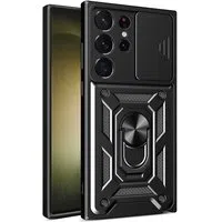 Custodia per Samsung Galaxy S23 Ultra S918, Techsuit, CamShield, Nera — 3