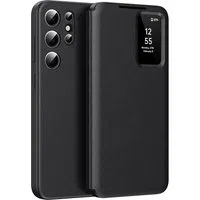 Custodia per Samsung Galaxy S23 Ultra S918, Techsuit, SmartView, Nera — 3