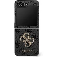 Custodia per Samsung Galaxy Z Flip7 F766, Guess, 4G Metal Logo, Nera — 3