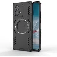 Custodia MagSafe per Motorola Edge 40 Neo, Techsuit, ArmorMag, Nera — 3