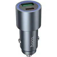 Caricabatterie Auto HOCO Z60, 48W, 3A, 1 x USB-A - 1 x USB-C, Nero — 3