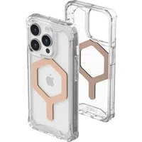 Custodia MagSafe per Apple iPhone 15 Pro, Urban Armor Gear, Plyo, Rosa Dorato — 3