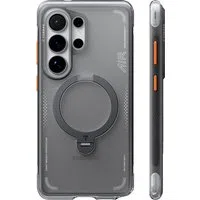 Custodia MagSafe per Samsung Galaxy S26 Ultra S948, Torras, Ostand Spin Air, Grigio — 3