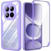 Custodia per Xiaomi Poco M8 Pro / Redmi Note 15 Pro+ 5G, Techsuit, ColorVerse 360, Viola — 3