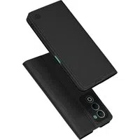 Custodia per Oppo A5 4G / A5 5G, Techsuit, Magskin Book, Nera — 3