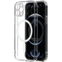 Custodia MagSafe per Apple iPhone 12 Pro, OEM, Magnetica, Trasparente — 3