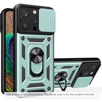Techsuit Custodia per Samsung Galaxy Z Flip7 F766, Techsuit, CamShield, Verde — 2