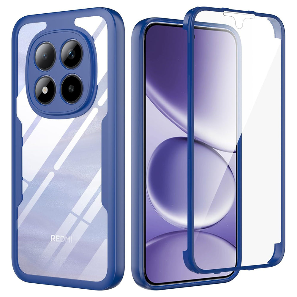 Custodia per Xiaomi Poco M8 Pro / Redmi Note 15 Pro+ 5G, Techsuit, ColorVerse 360, Blu