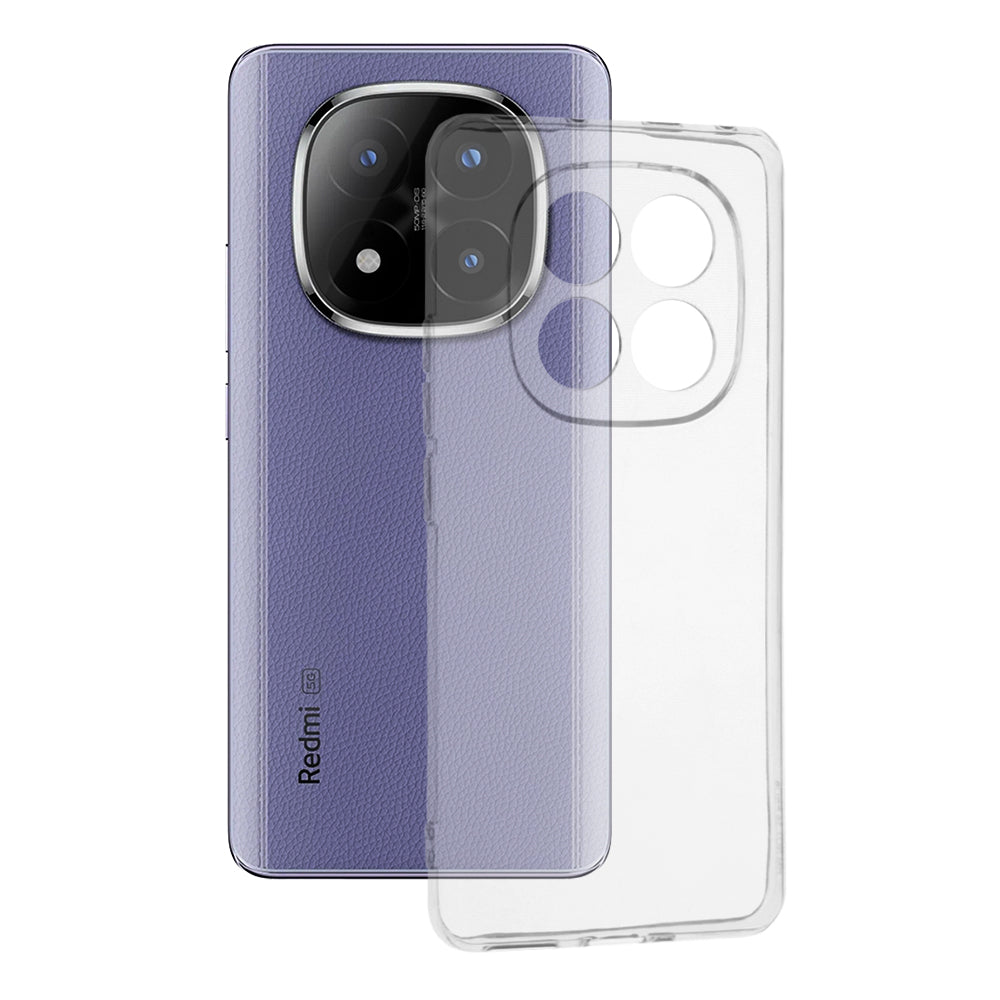 Custodia per Xiaomi Redmi Note 14 Pro+ 5G, Techsuit, Chiara, Trasparente