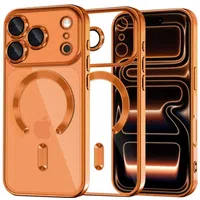 Custodia MagSafe per Apple iPhone 17 Pro, Tech-Protect, Magflex, Arancione — 3
