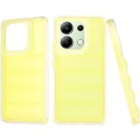 Custodia per Xiaomi Redmi Note 13 4G, Techsuit, Wave Shield, Gialla — 3