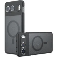 Custodia MagSafe per OnePlus Nord 4, Techsuit, PureFrost, Nero Satinato — 3