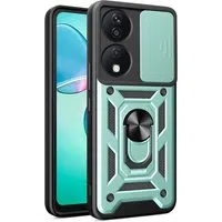 Custodia per Honor X7b 5G / 90 Smart / X7b 4G, Techsuit, CamShield, Verde — 3