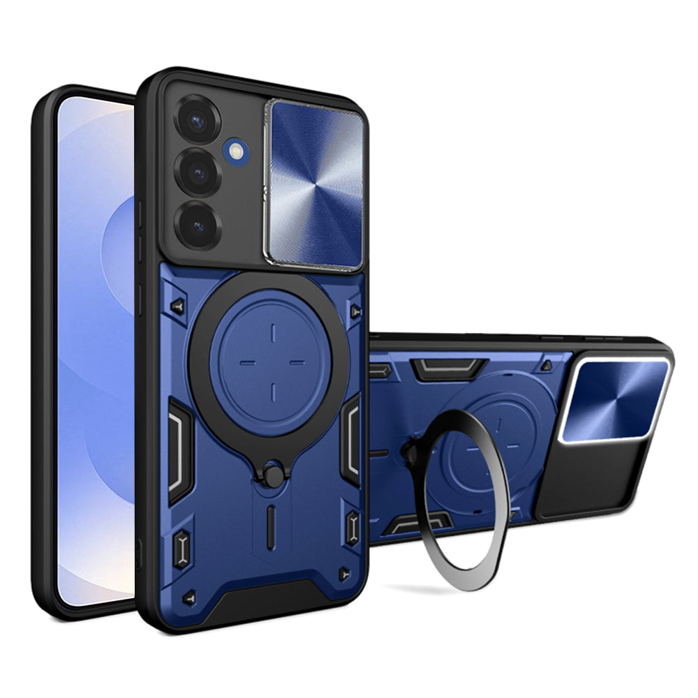 Techsuit Custodia per Samsung Galaxy S25 S931, Techsuit, CamGuard Pro, Blu