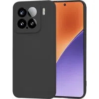 Custodia per Xiaomi 15, Techsuit, SoftFlex, Nera — 3