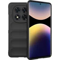 Custodia per Xiaomi Poco X7 / Note 14 Pro 5G, Techsuit, Magic Shield, Nera — 3