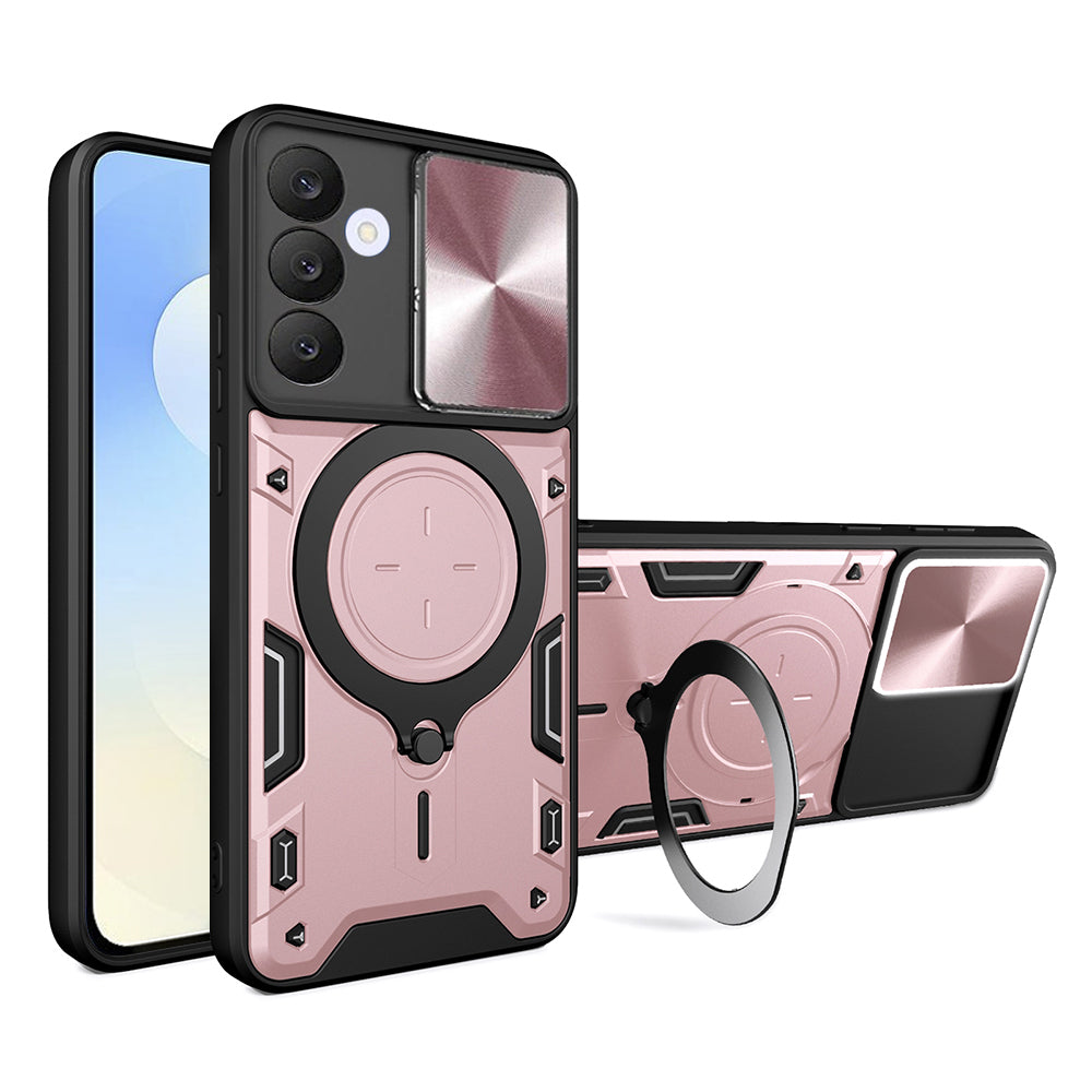 Techsuit Custodia per Samsung Galaxy S25 FE, Techsuit, CamGuard Pro, Rosa