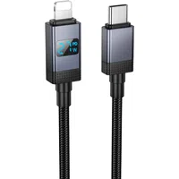 Cavo Dati e Ricarica USB-C - Lightning HOCO X118 Display, 27W, 1m, Nero — 3