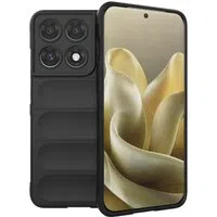Custodia per Motorola Edge 70 Pro, Techsuit, Magic Shield, Nera — 3
