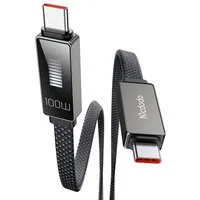 Cavo Dati e Ricarica USB-C - USB-C McDodo CA-4470 Rythm Display, 100W, 1.2m, Nero — 3