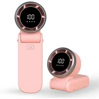 Ventilatore Portatile Techsuit A9, Rosa — 3