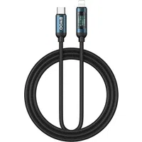 Cavo Dati e Ricarica USB-C - Lightning BWOO X305 Display, 27W, 1m, Nero — 3