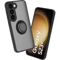 Custodia per Samsung Galaxy S23+ S916, Techsuit, Glinth, Nera — 3